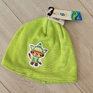 NWT 2010 Canada Olympics Kootenay Knitting Sumi Mascot Beanie, Youth Size